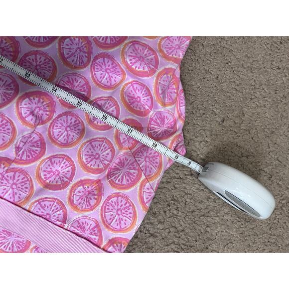 Fresh Produce Pink Citrus Print Shift Dress - Size 12 - Picture 4 of 6